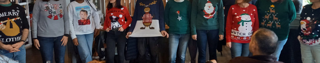 photo du concours du plus beau pull de noël